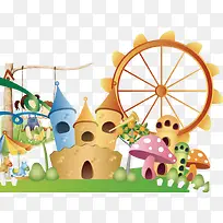 卡通可爱游乐场-空若网 卡通可爱游乐场-空若网