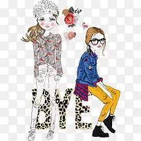 时尚手绘女人专题-空若网 时尚手绘女人专题-空若网