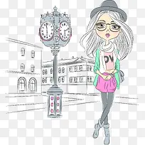 时尚手绘女人专题-空若网 时尚手绘女人专题-空若网