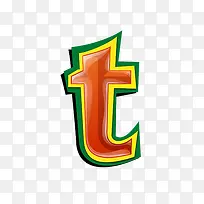 红绿立体字母t-空若网 红绿立体字母t-空若网