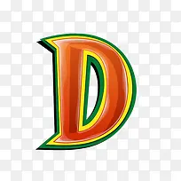 红绿立体字母d-空若网 红绿立体字母d-空若网
