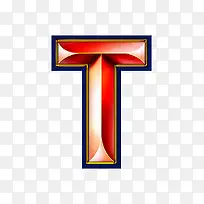 红色立体字母t-空若网 红色立体字母t-空若网