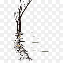 手绘枯树-空若网 手绘枯树-空若网