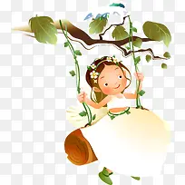 Ů����֦��ǧPNGʸ��Ԫ��-������