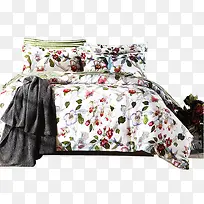 产品实物碎花四件套-空若网 产品实物碎花四件套-空若网