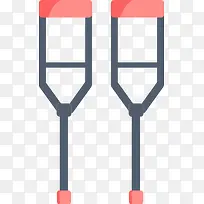 矢量扁平化拐杖-空若网 矢量扁平化拐杖-空若网