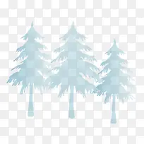 树的剪影免抠素材-空若网 树的剪影免抠素材-空若网