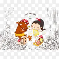 卡通手绘-空若网 卡通手绘-空若网