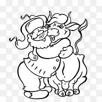 手绘 动物 牛 卡通-空若网 手绘 动物 牛 卡通-空若网