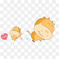 可爱的小牛-空若网 可爱的小牛-空若网