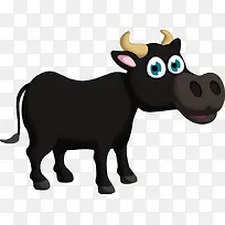 卡通黑牛-空若网 卡通黑牛-空若网