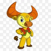 卡通可爱小牛-空若网 卡通可爱小牛-空若网