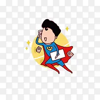 手绘超人-空若网 手绘超人-空若网