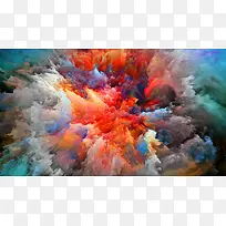 彩色烟雾弥漫图片-空若网 彩色烟雾弥漫图片-空若网