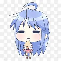 Q版蓝发可爱小萝莉-空若网 Q版蓝发可爱小萝莉-空若网