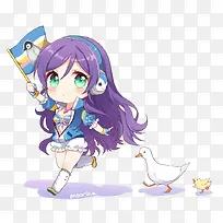 一起来美女萌Q版动画-空若网 一起来美女萌Q版动画-空若网