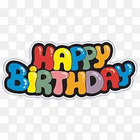 happy birthday字体-空若网 happy birthday字体-空若网