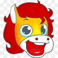 可爱手绘小马造型-空若网 可爱手绘小马造型-空若网