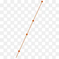 线性连接线简约橙色素材-空若网 线性连接线简约橙色素材-空若网