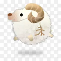卡通白色小绵羊-空若网 卡通白色小绵羊-空若网