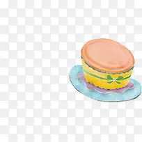 可爱双层蛋糕手绘-空若网 可爱双层蛋糕手绘-空若网