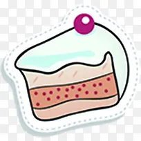手绘可爱零食蛋糕-空若网 手绘可爱零食蛋糕-空若网