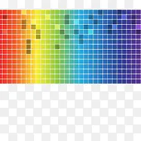 矢量彩色方格-空若网 矢量彩色方格-空若网