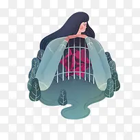 插画-空若网 插画-空若网