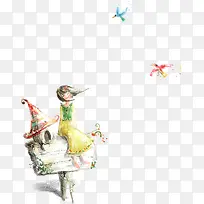 ÊÖ»æÎ¨ÃÀСŮº¢²å»ÃÀ¾°-¿ÕÈôÍø ÊÖ»æÎ¨ÃÀСŮº¢²å»ÃÀ¾°-¿ÕÈôÍø