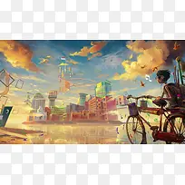 玄幻唯美手绘插画-空若网 玄幻唯美手绘插画-空若网