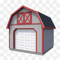 红色条边停车库-空若网 红色条边停车库-空若网