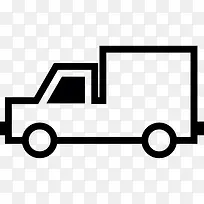 货车侧视图图标-空若网 货车侧视图图标-空若网