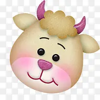 可爱卡通手绘小羊-空若网 可爱卡通手绘小羊-空若网