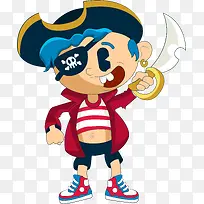 矢量手绘海盗-空若网 矢量手绘海盗-空若网