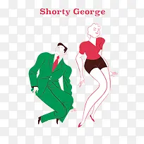 创意手绘扁平男女-空若网 创意手绘扁平男女-空若网