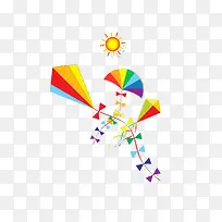 彩色风筝-空若网 彩色风筝-空若网