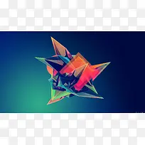 七彩色不规则电商海报-空若网 七彩色不规则电商海报-空若网