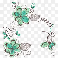 卡通手绘清新花-空若网 卡通手绘清新花-空若网