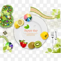 手绘卡通蔬菜水果-空若网 手绘卡通蔬菜水果-空若网