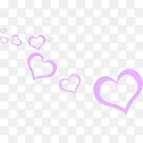飘舞紫色爱心-空若网 飘舞紫色爱心-空若网