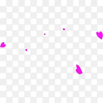 飘舞玫粉爱心-空若网 飘舞玫粉爱心-空若网