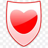 爱心夹艺术盾牌-空若网 爱心夹艺术盾牌-空若网