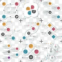 扁平化信息分类ppt矢量图-空若网 扁平化信息分类ppt矢量图-空若网