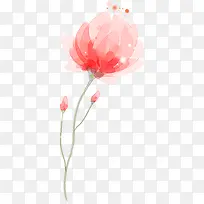 手绘抽象插画花朵美景-空若网 手绘抽象插画花朵美景-空若网