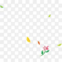 手绘插画风景花朵-空若网 手绘插画风景花朵-空若网