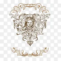 彩色欧式线条矢量-空若网 彩色欧式线条矢量-空若网