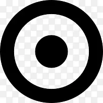 圆轮廓大点的中心图标-空若网 圆轮廓大点的中心图标-空若网