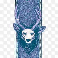 矢量鹿头-空若网 矢量鹿头-空若网