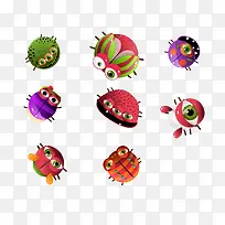 卡通昆虫矢量-空若网 卡通昆虫矢量-空若网