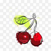 水彩樱桃-空若网 水彩樱桃-空若网
